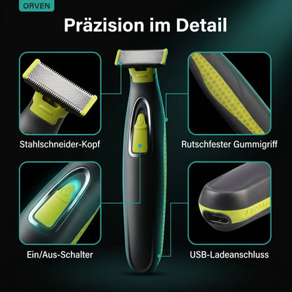 ORVEN TRIMMER für Gesicht, Körper und Intimbereich
