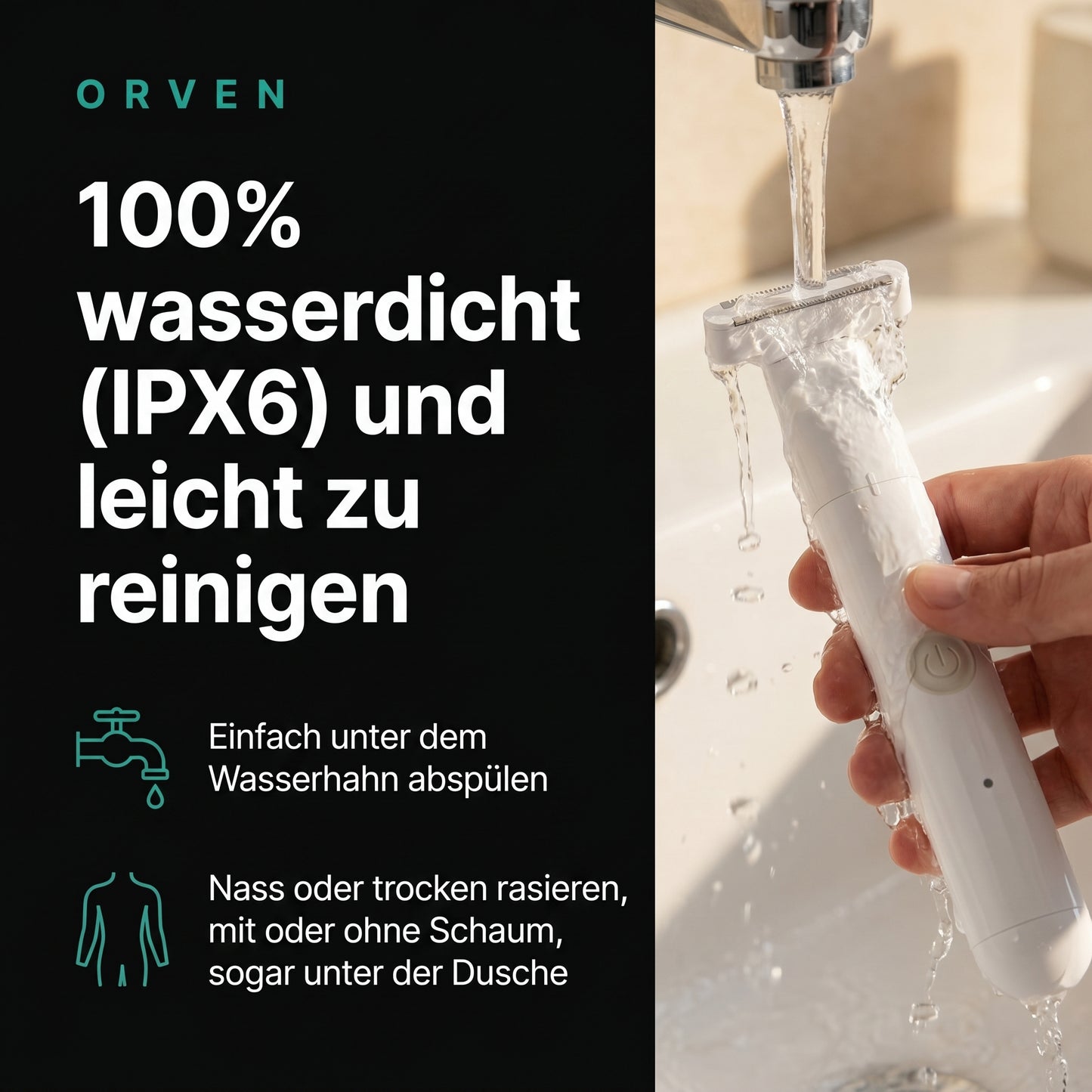 Elektrischer Körper- und Intimrasierer