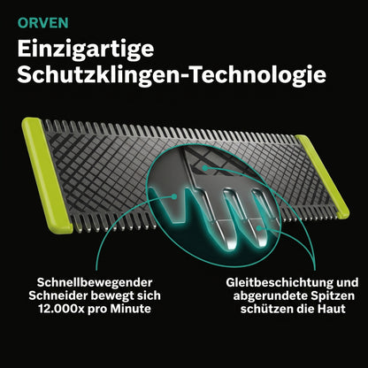 ORVEN TRIMMER für Gesicht, Körper und Intimbereich