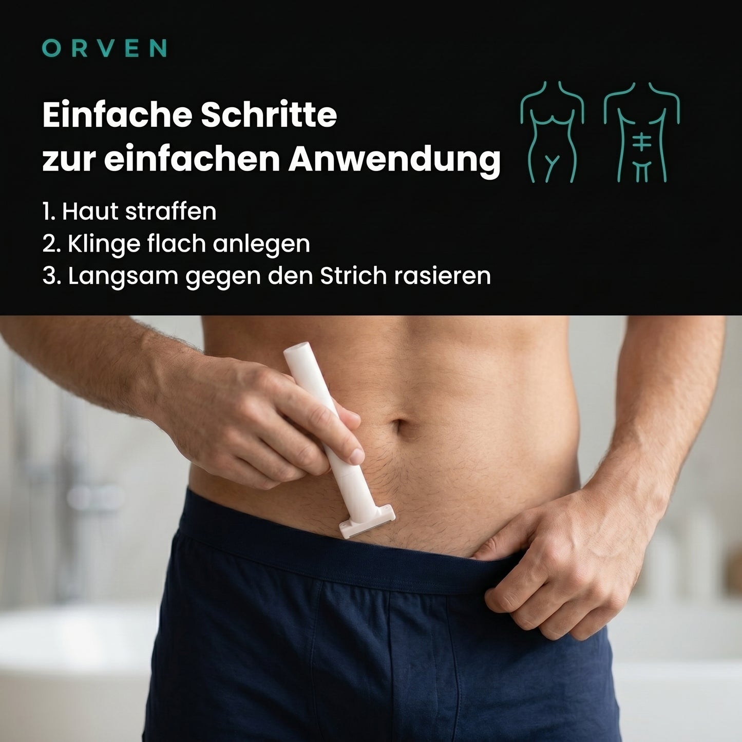 Elektrischer Körper- und Intimrasierer